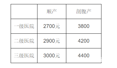 2017生育保险报销金额